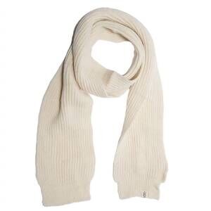 NEW NIRVANNA DESIGNS laurent rib scarf in white